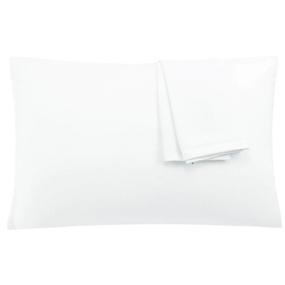 PiccoCasa - 2 Pcs King 20"x36" 1800 Series Soft Brushed Microf White